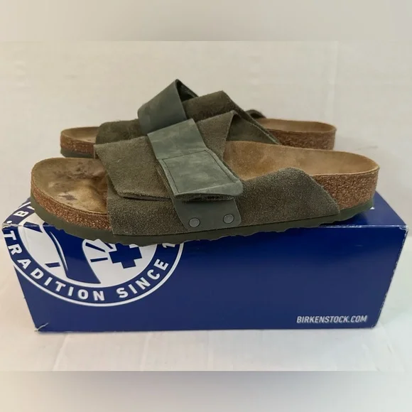 🧘♀️ GUC - Birkenstock Kyoto (EU 40 / US Women’s 9) in color Thyme - Picture 1 of 8